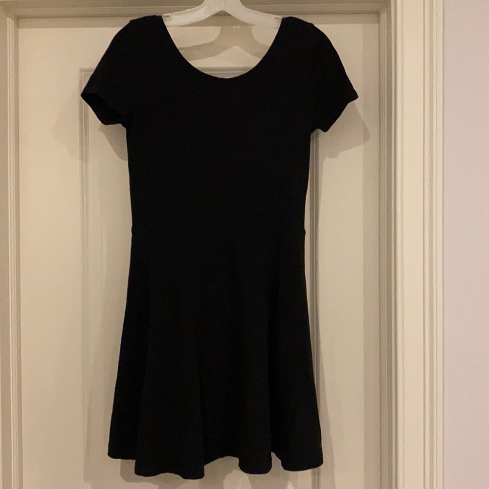 BP Casual Short Sleeve Black Dress